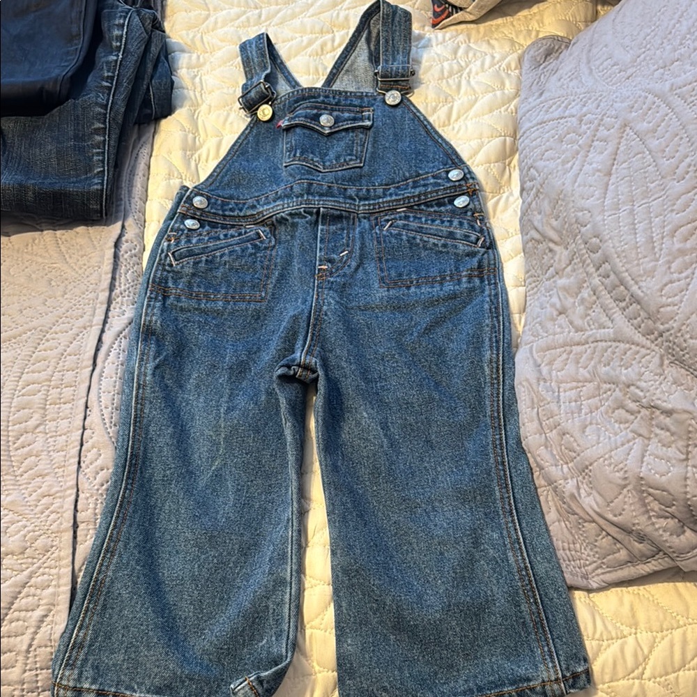 Blue Denim Overalls